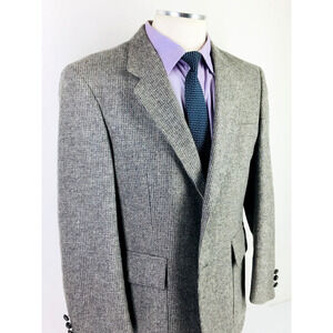40S WFF Farah USA Mens Vintage 2 Button Wool Tweed Blazer Sport Coat Lt Pencil
